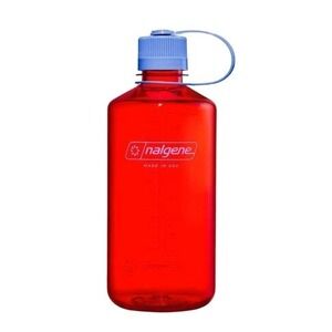 Nalgene Water Bottle 32 fl oz Narrow Mouth Marmalade Plastic Recycled Material